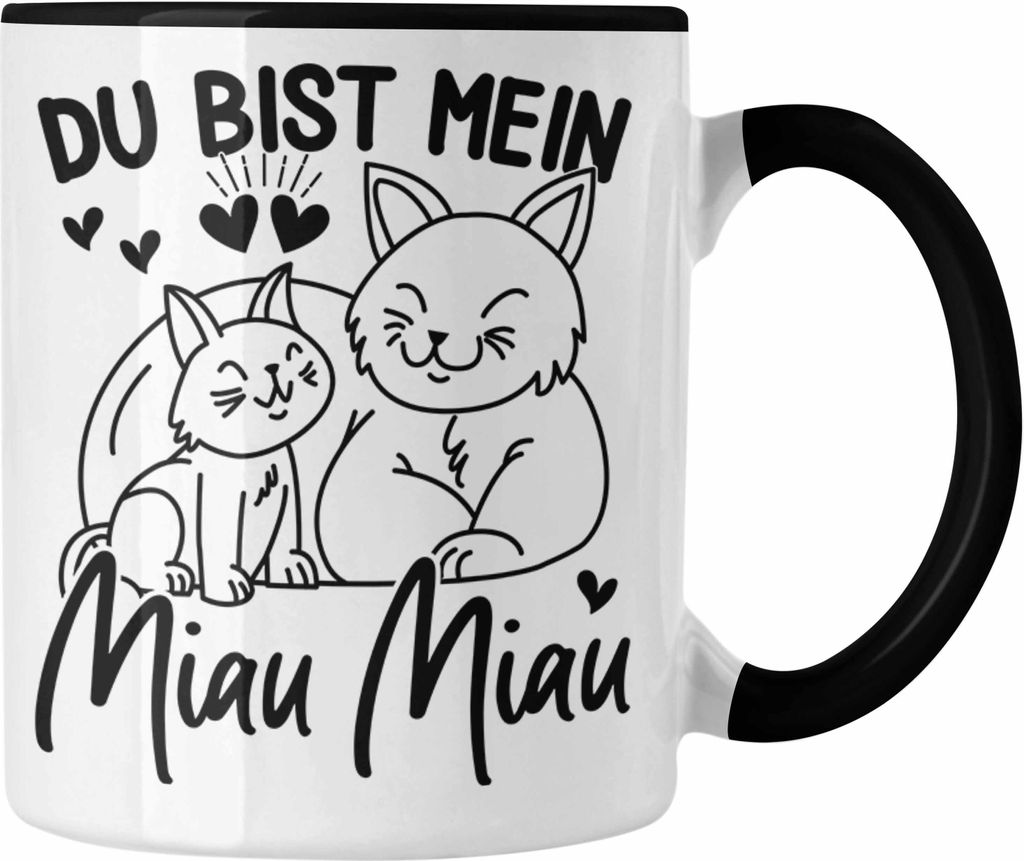 Trendation - Tasse Du Bist Mein Miau Miau Geschenkidee für Produktbild 