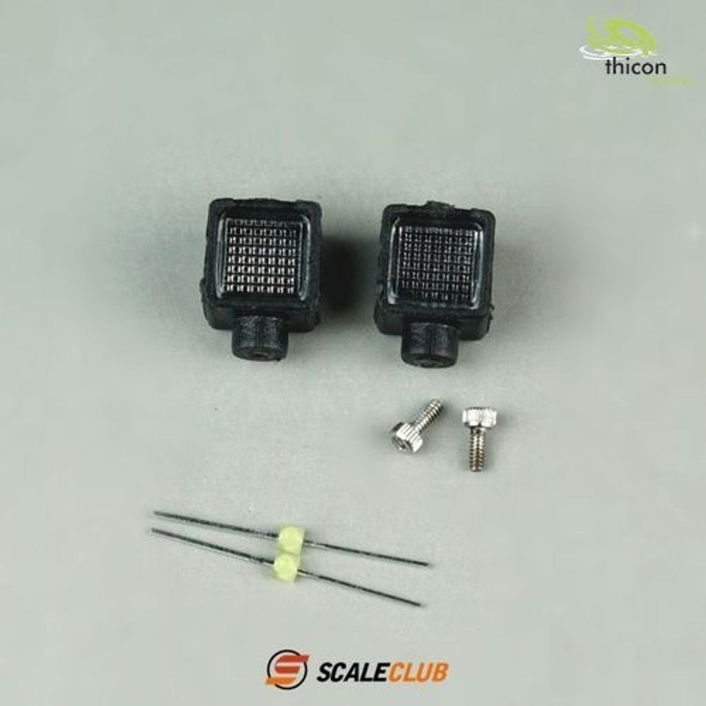 ScaleClub Scheinwerfer rechteck mit LED