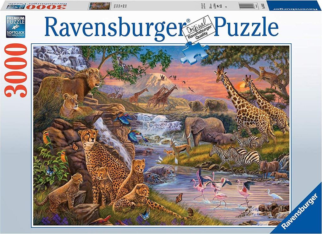 Ravensburger Puzzle 3000 Animal Kingdombeschädigt Produktbild 