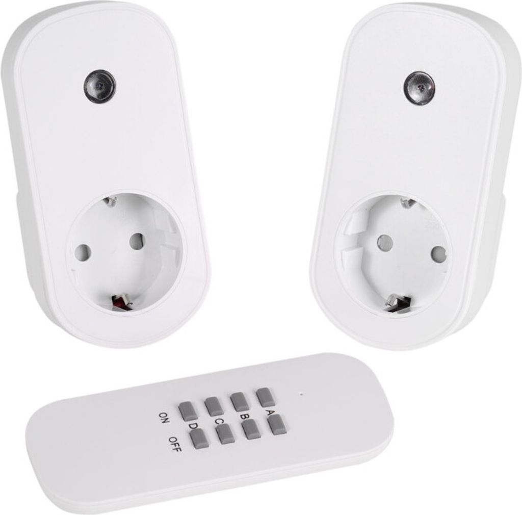 ViVanco™FSS3680 W, Drinnen, Weiß, 25 m, Kabellos, 433,92 Produktbild 
