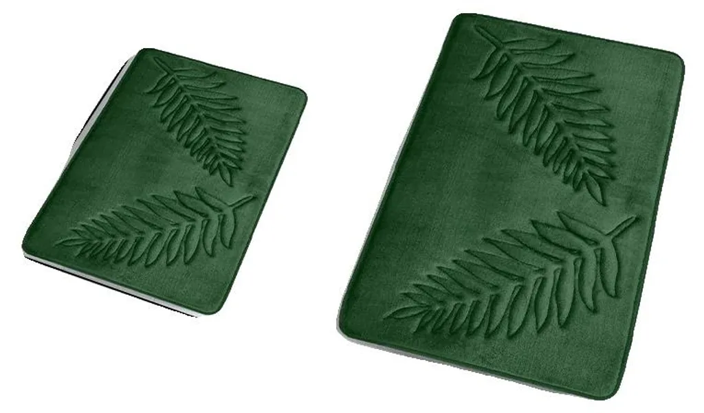 Tapis de bain 03 en mousse à mémoire de forme souple - Lot de 3 pièces