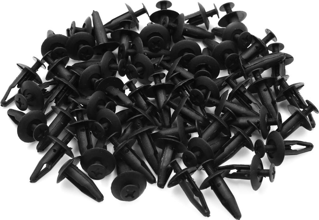 60Stk.Automotive Stoßstange Typ Kunststoff Nieten Befestigungen Clips 7,5mm