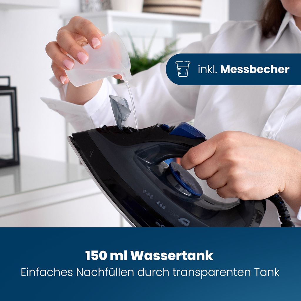 Bomann® Dampfbügeleisen mit Edelstahlspezialsohle | 1800W | Produktbild 4