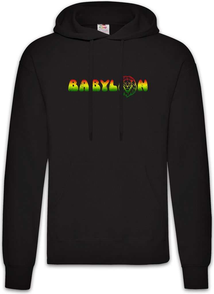 Urban Backwoods Babylon I, Herren Hoodie, Farbe: Schwarz, Größe: 5XL
