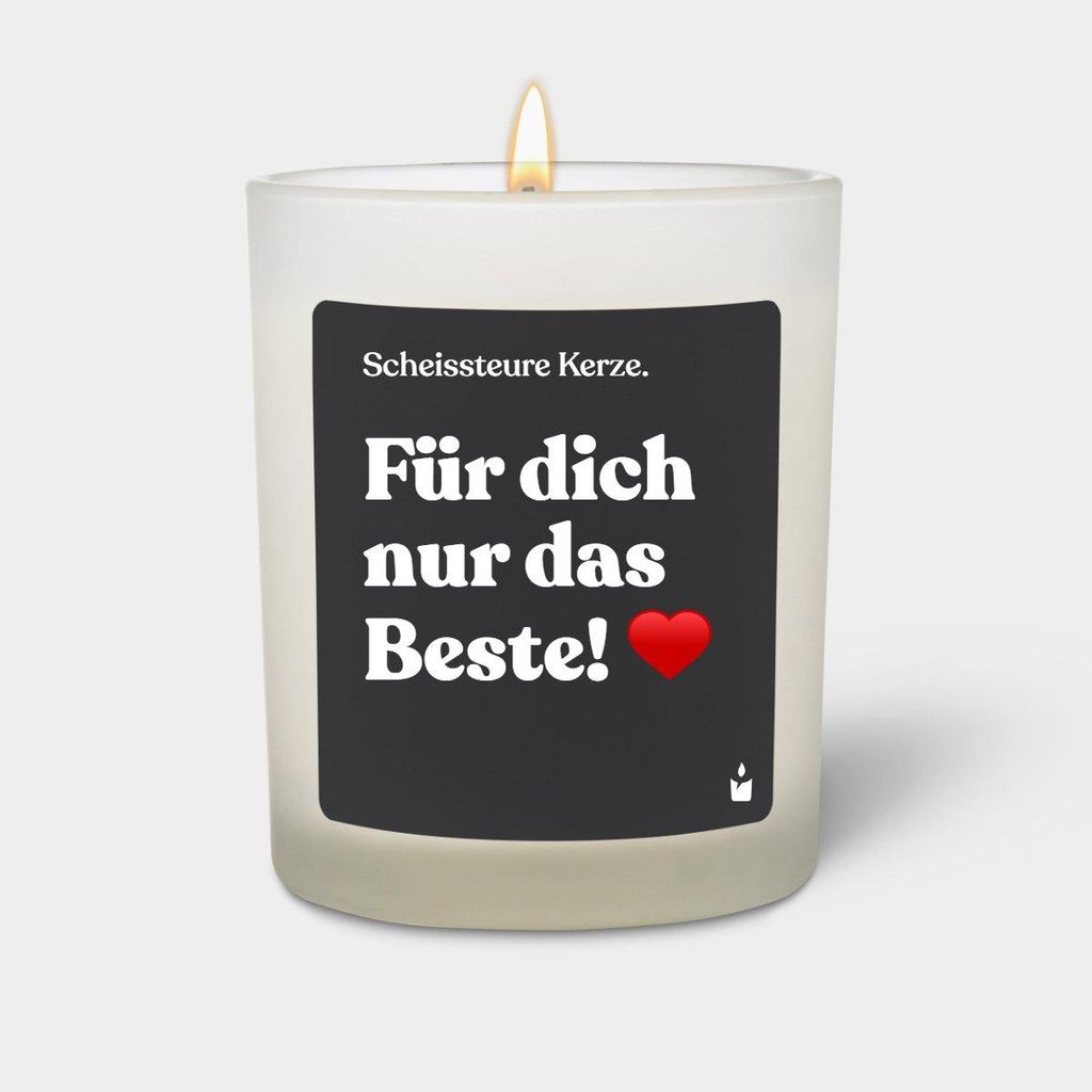 ChattyCandles Duftkerze Weiss Woody Für dich nur das Beste!