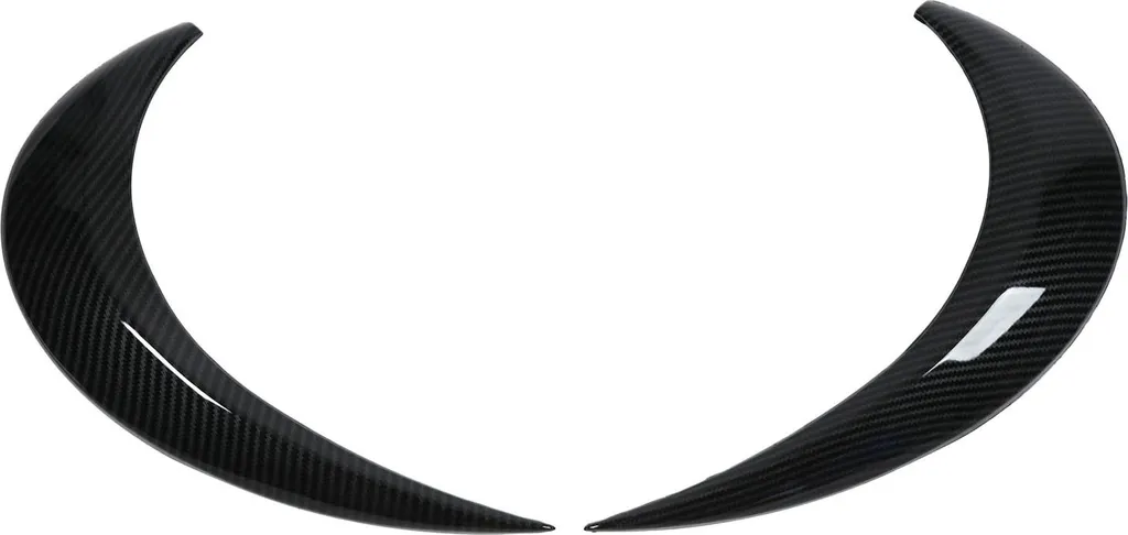 Paupières de Phares Auto Aérodynamiques Style Carbone - Set de 2 Pièces