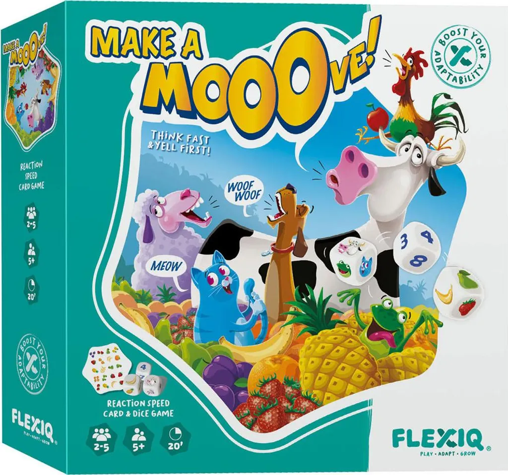 Jeu de société Flexiq Make A Mooove - Jeu d'ambiance et de réflexe
