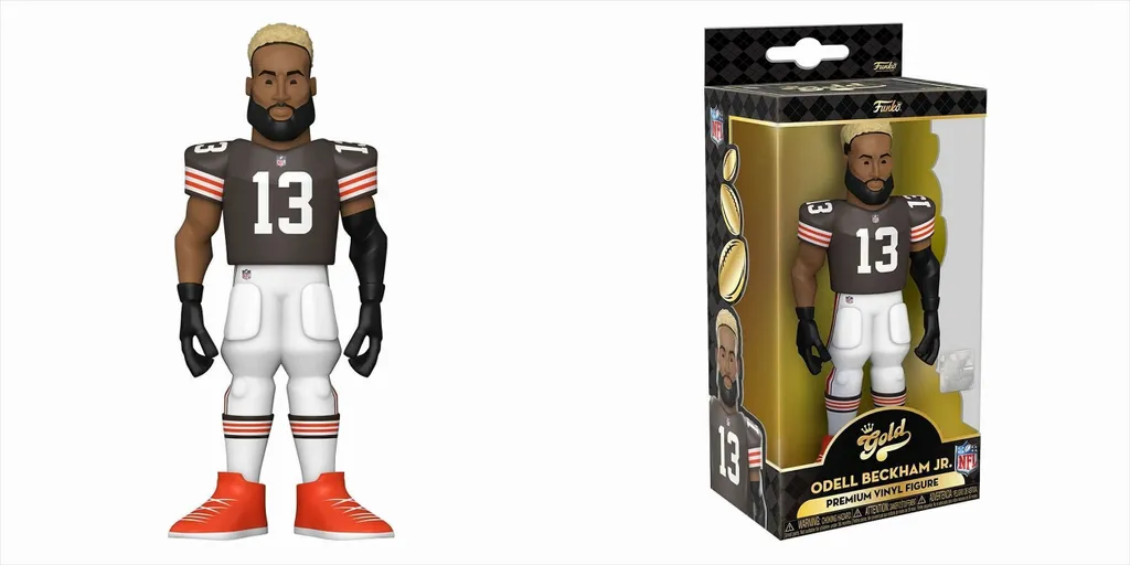 Décoration Bureau NFL Funko Gold Odell Beckham Jr Cleveland Browns 12cm