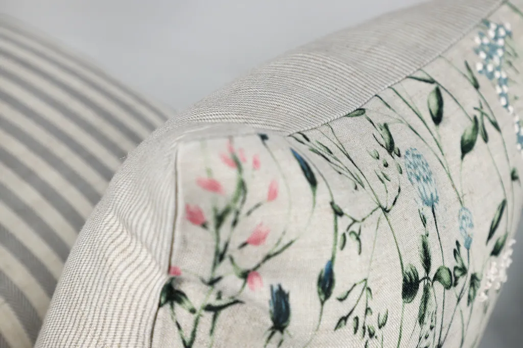 Housse de coussin déco Herbarium 45x45 cm Schöner Wohnen Multicolore