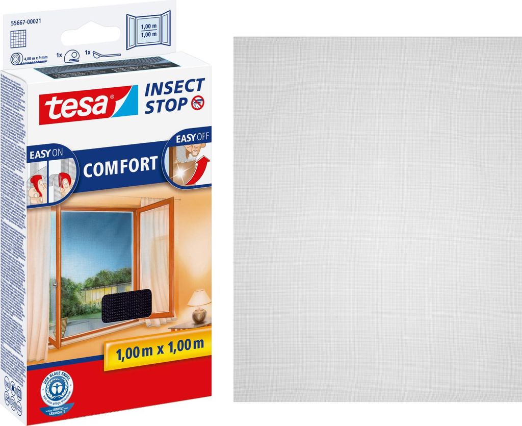 tesa Fliegengitter Comfort Insektenschutz Fenster ohne Produktbild 
