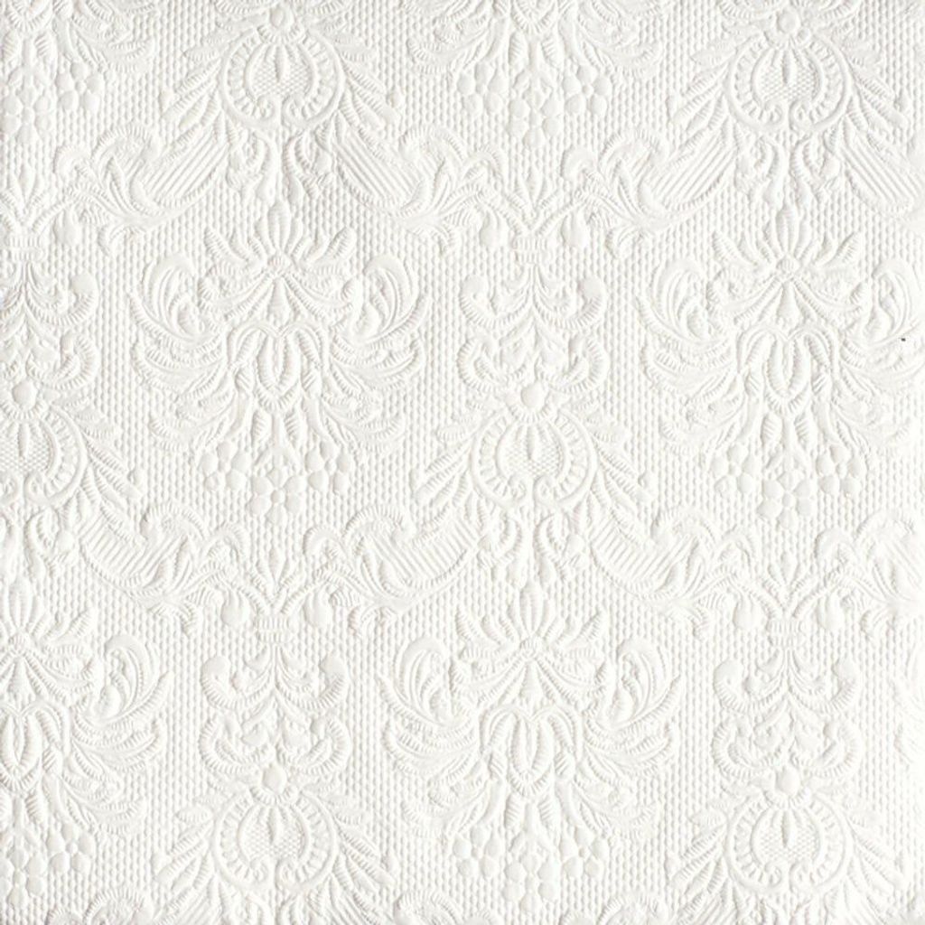 15 Servietten Elegance geprägt 40x40cm hochwertig Blüte Produktbild 