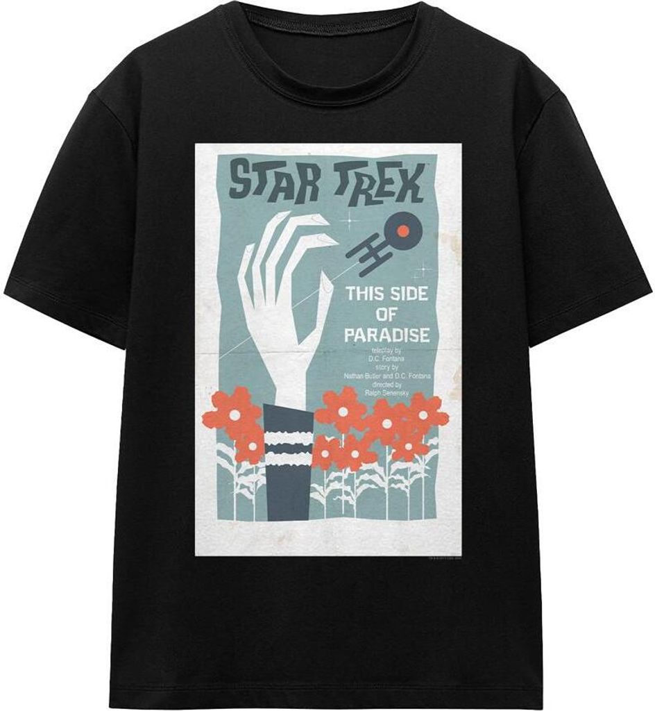 Star Trek - "The Original Series Episode 24" T-Shirt für Herren/Damen Uni TV16677 (XXL) (Schwarz)