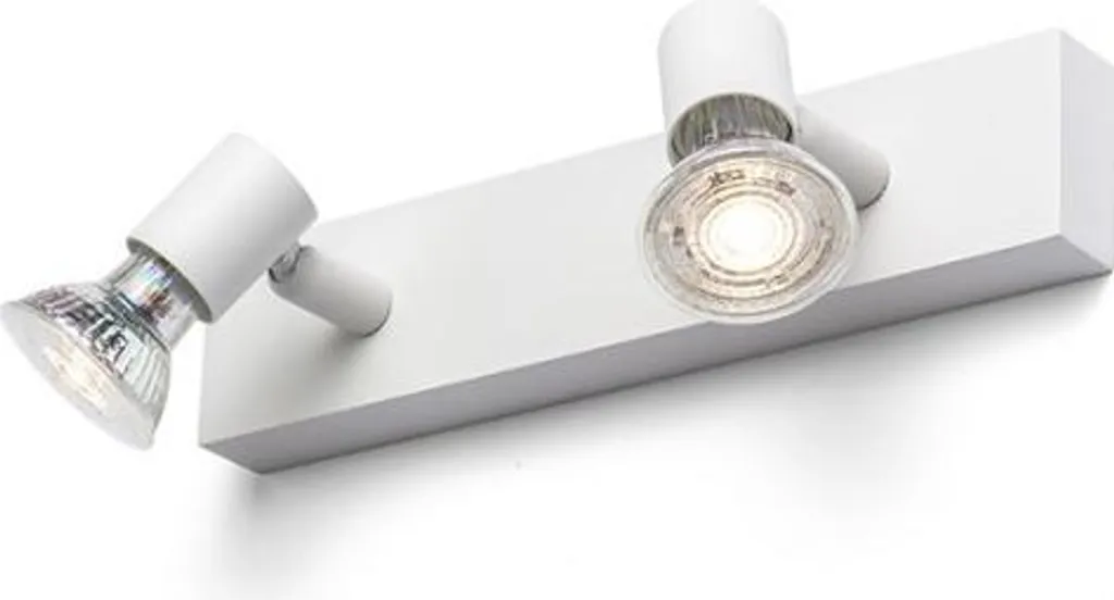 TRICA II Lampada Parete Bianca 230V GU10 2x25W | Applique Interni Offerta
