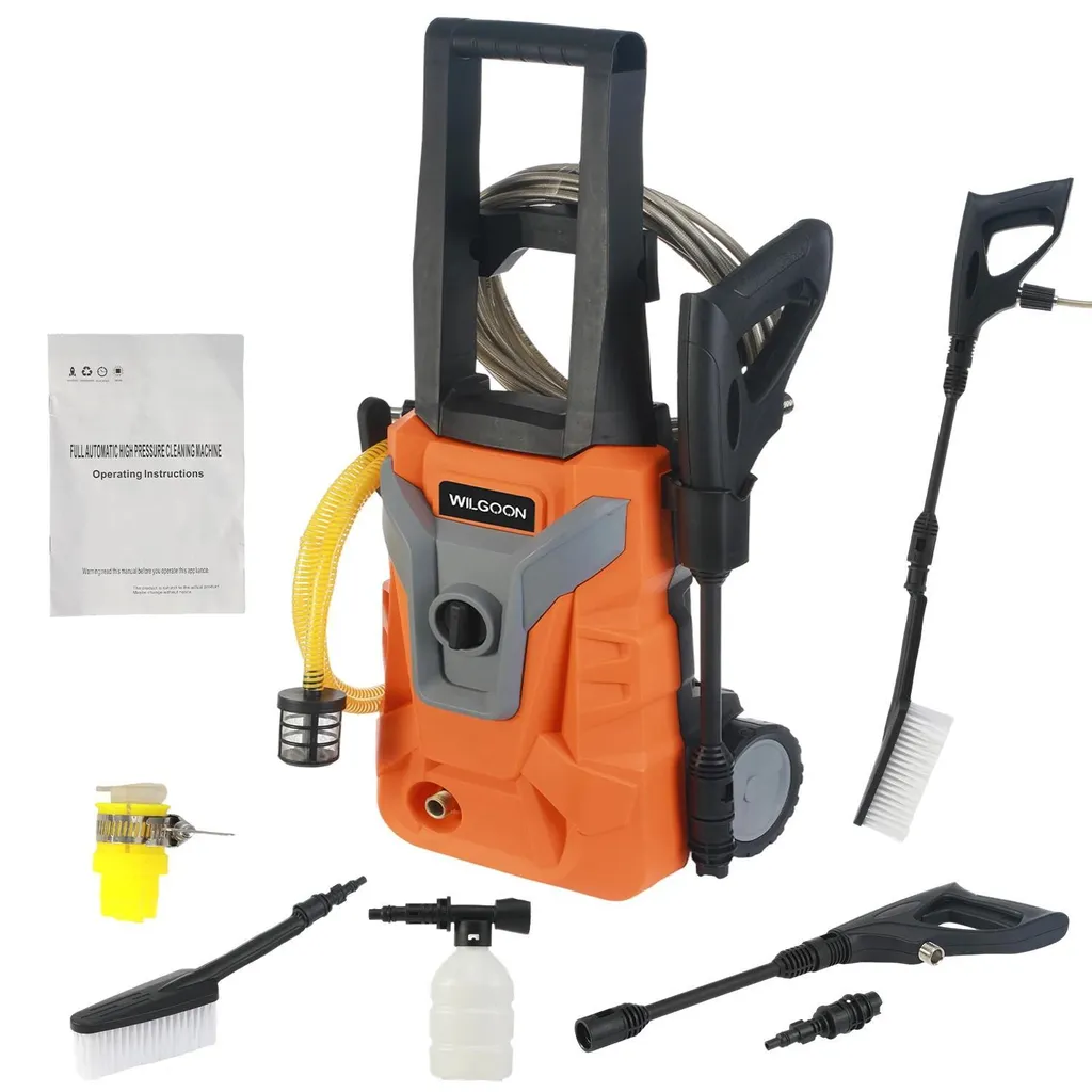 Nettoyeur haute pression 2400 PSI puissant 2200W avec flexible 7m