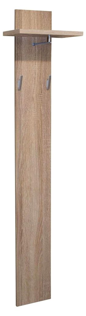 Wandgarderobe Wandpaneel in Eiche sägerau B/H/T: 40x188x26 cm