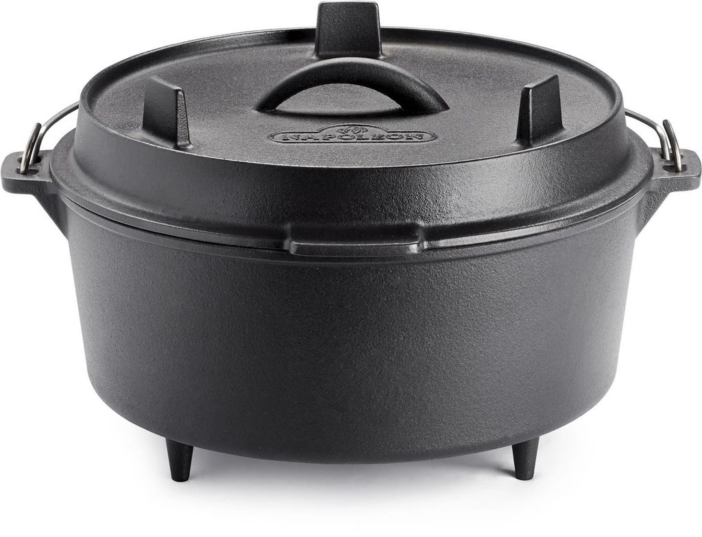 Holländischer Ofen aus Gusseisen, Durchmesser 28cm 6 Liter