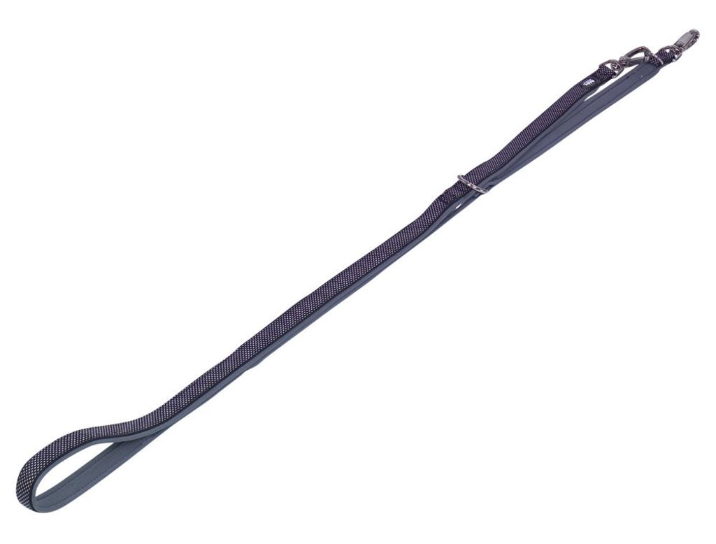 Nobby-Lederleine „Classic Preno Royal“ schwarz, Länge: 200 cm; Breite: 20/25 mm