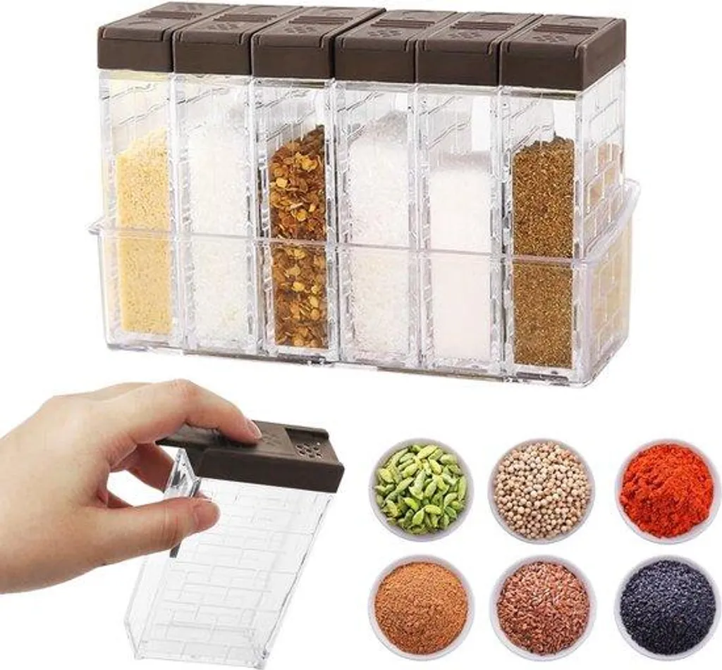 Boîte à herbes pour rangement épices et placards de cuisine lot 6