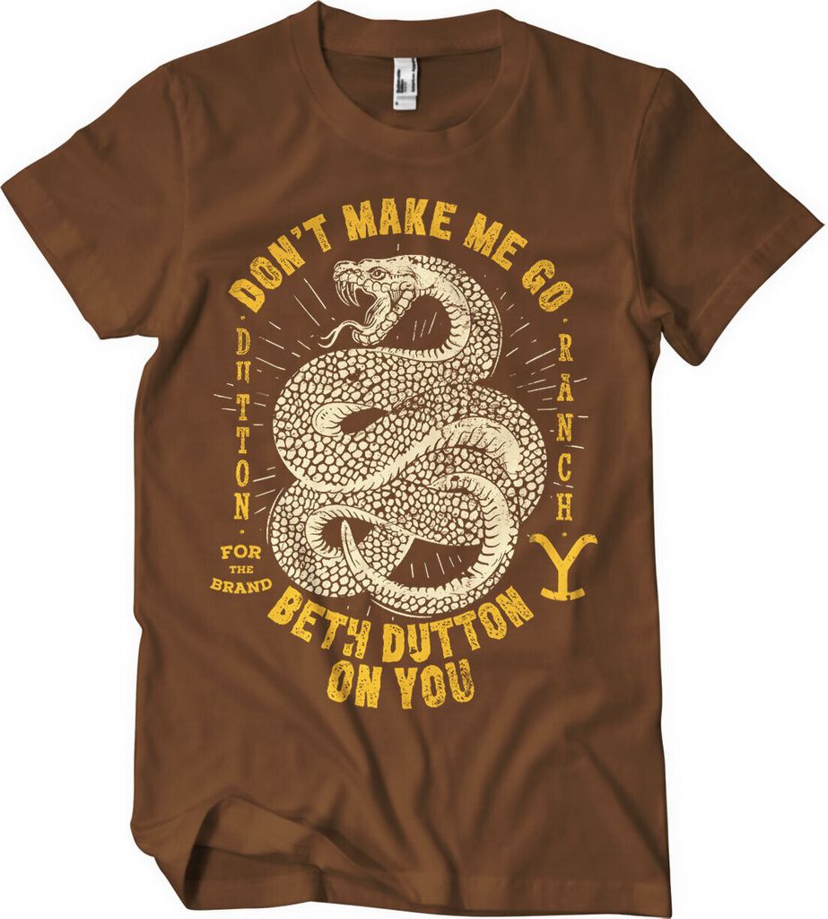 Yellowstone - Beth Dutton T-Shirt - Large - Brown
