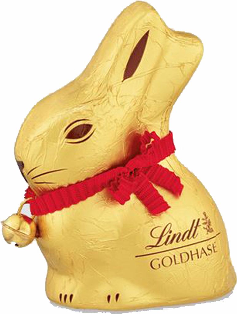 Lindt Goldhase aus feiner Vollmilch Schokolade 100g 4er Produktbild 