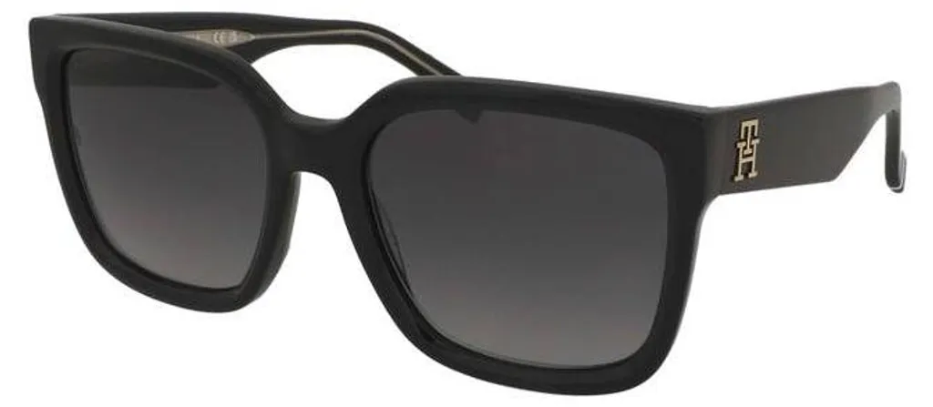 Lunettes de soleil rectangulaires Tommy Hilfiger TH 2342/S Noires