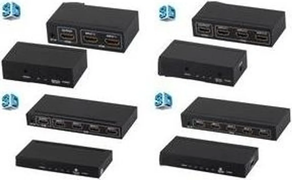 Switch HDMI 2 ports bidirectionnel haute performance shiverpeaks noir - 2