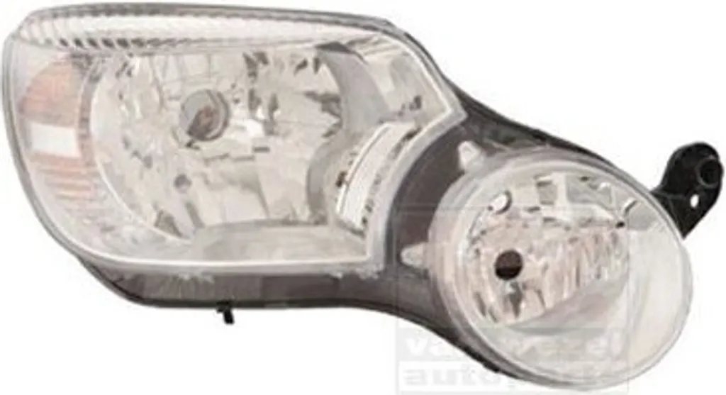 Phare principal VAN WEZEL 7606964 pour SKODA YETI 5L côté gauche H7