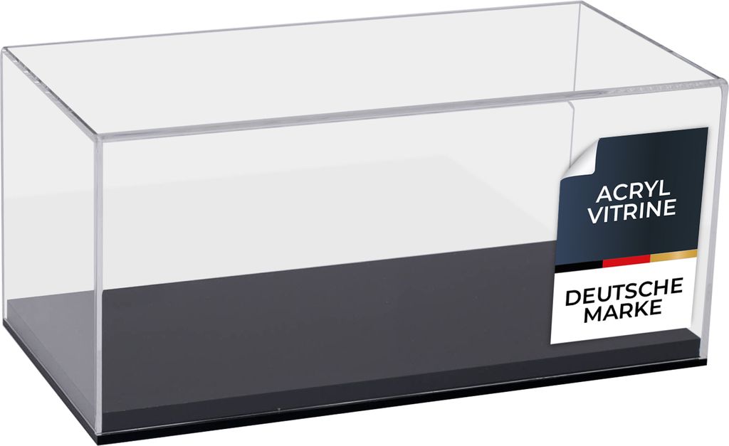 HMF 46803 Acryl Vitrine für Modellautos, Figuren, 30 x 15 x Produktbild 