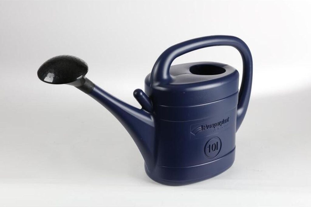 8 Stück Garten Gießkanne mit Gießer / Aufsatz 10L in blau Bewässern 8er Set