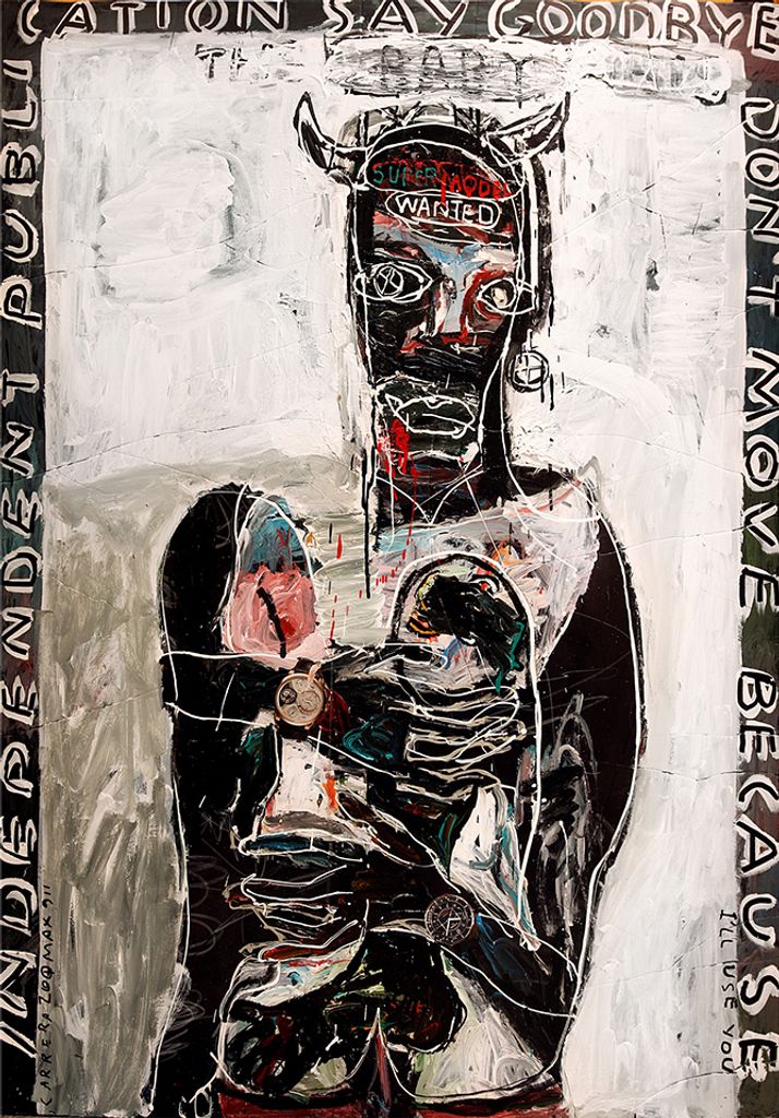 Kunstdruck auf Leinwand - Wanted - Maxim Bashev - Wanddeko, Canvas cm. 60x90