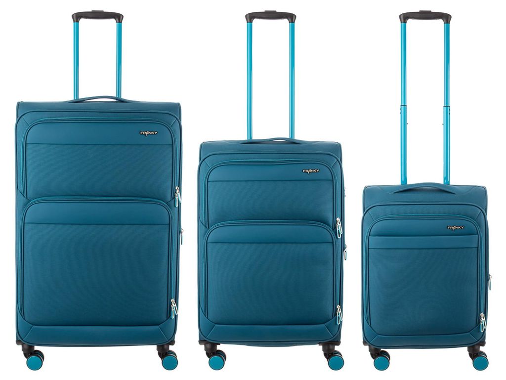 Franky 3er Koffer SET Gr. L/M/S Reisegepäck T27-F Spinner Produktbild 