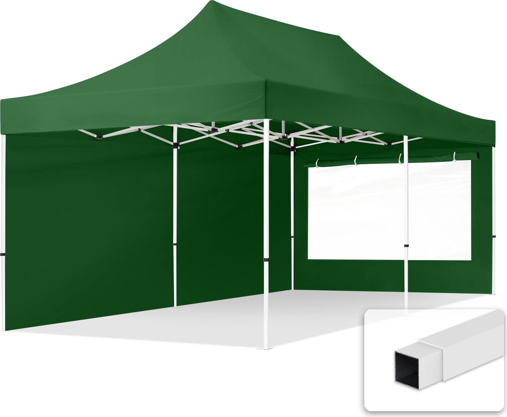 TOOLPORT 3x6 m Tonnelle pliante Acier, PES 700, ctés Image du produit 