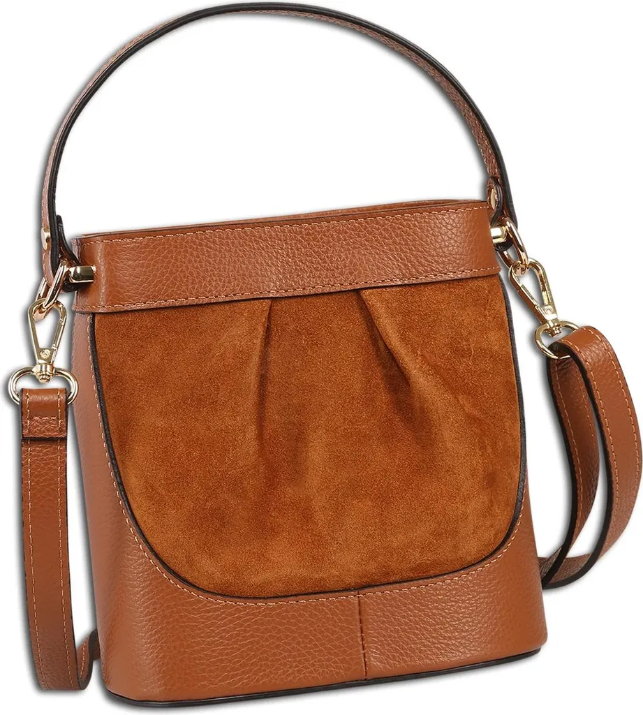 Toscanto Borsa a Tracolla Pelle Marrone Chiaro OTT171UN2 | Vera Pelle