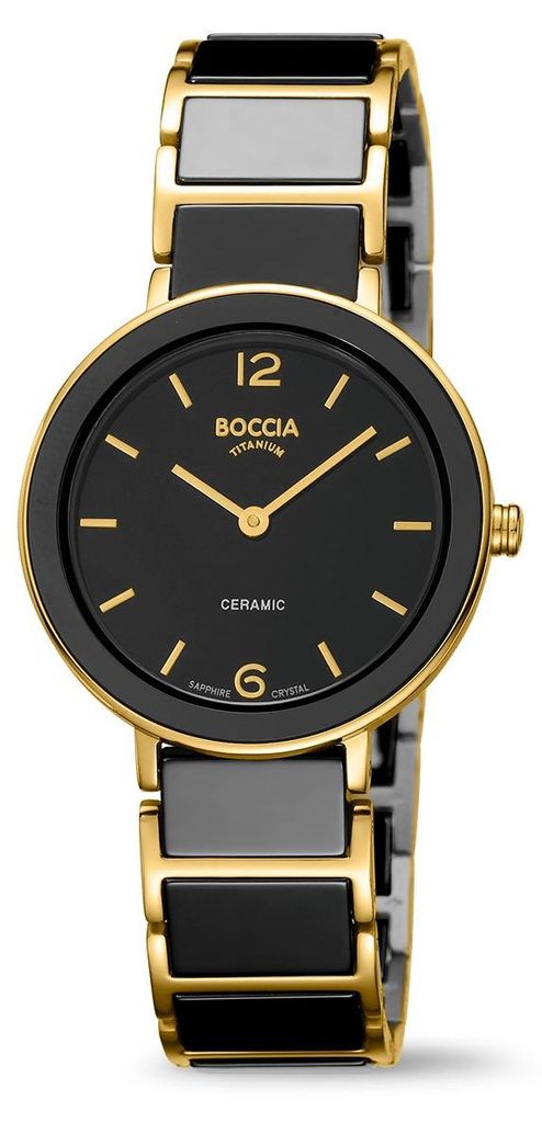 Boccia Damenuhr 3311-04 Reintitan mit Saphirglas, 5 ATM Zdjęcie produktu 