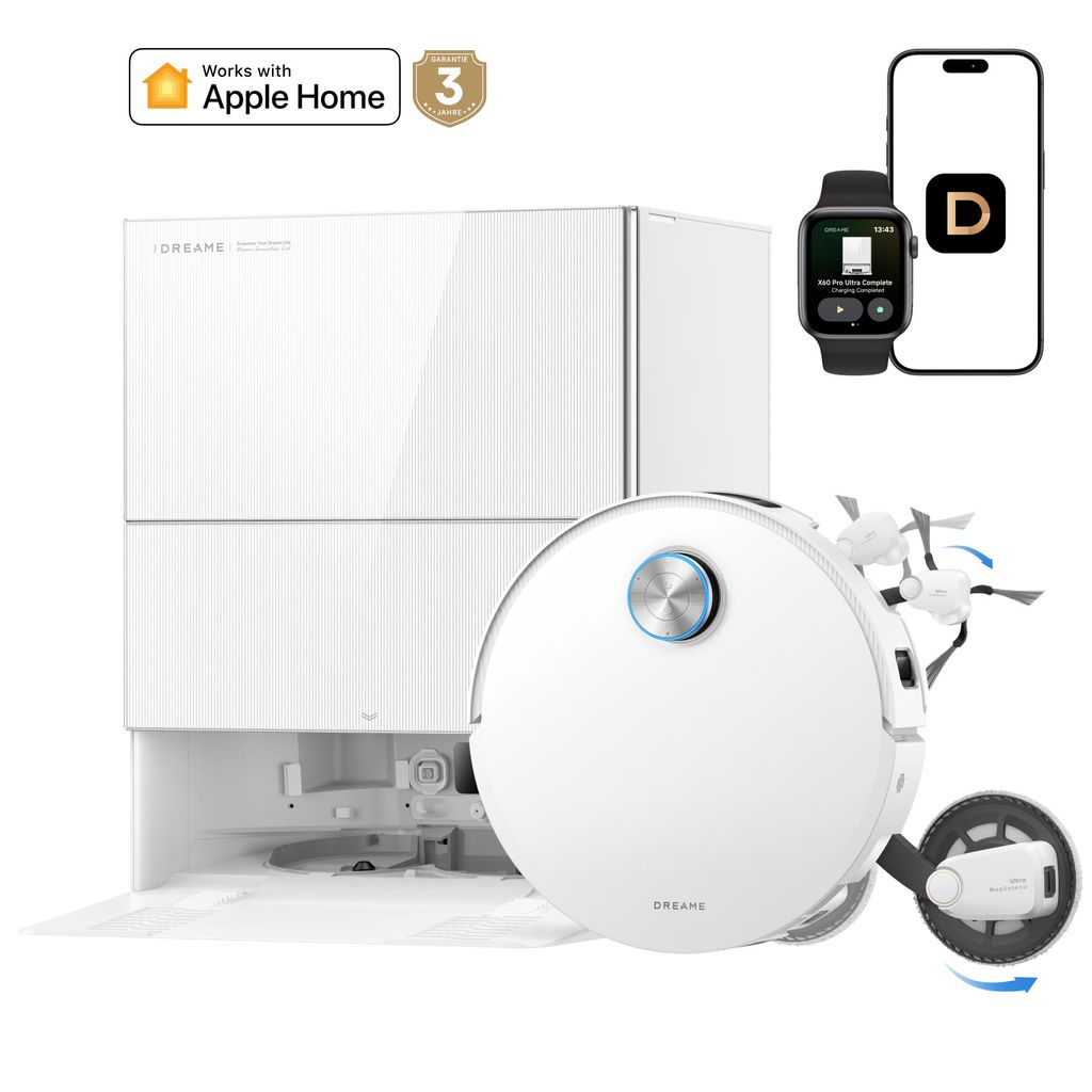 DREAME X60 Pro Ultra Complete Saug- und Wischroboter mit Produktbild 