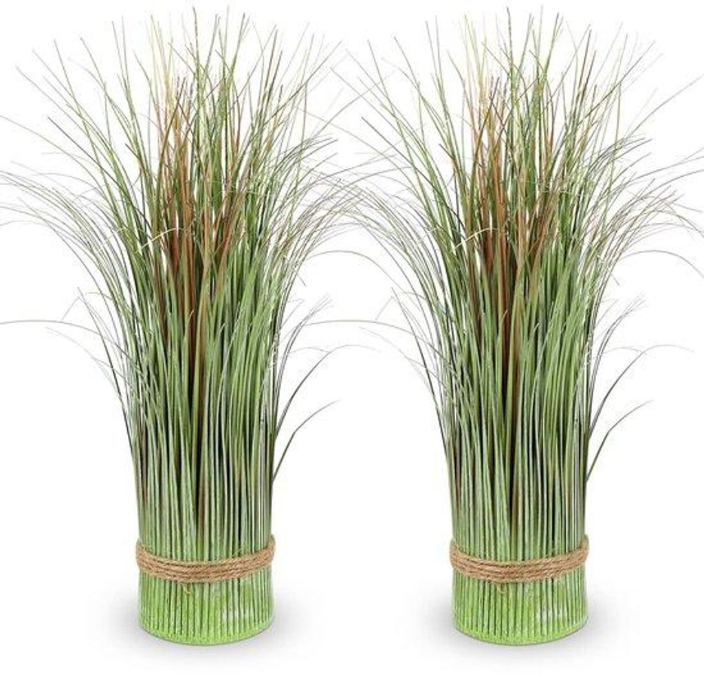 Kunstgras Arrangement 41cm hoch für Tischdeko