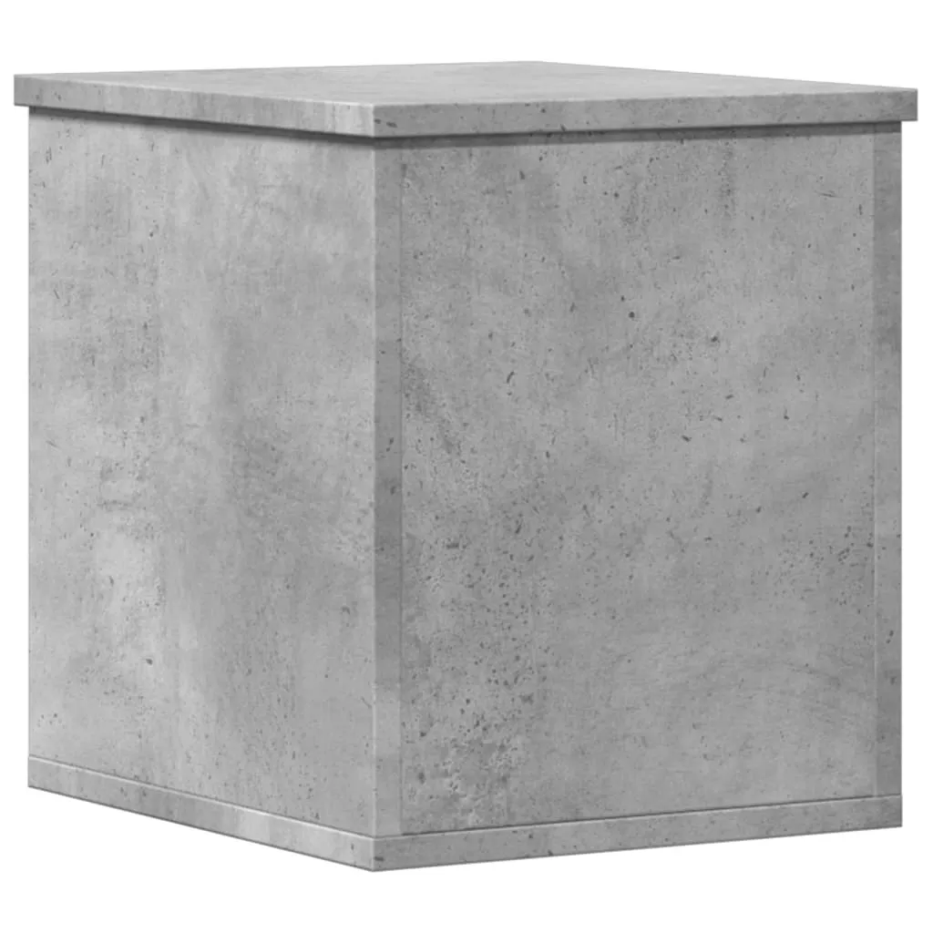 Bauletto Contenitore Grigio Cemento 35cm - Panca Multiuso Ingresso