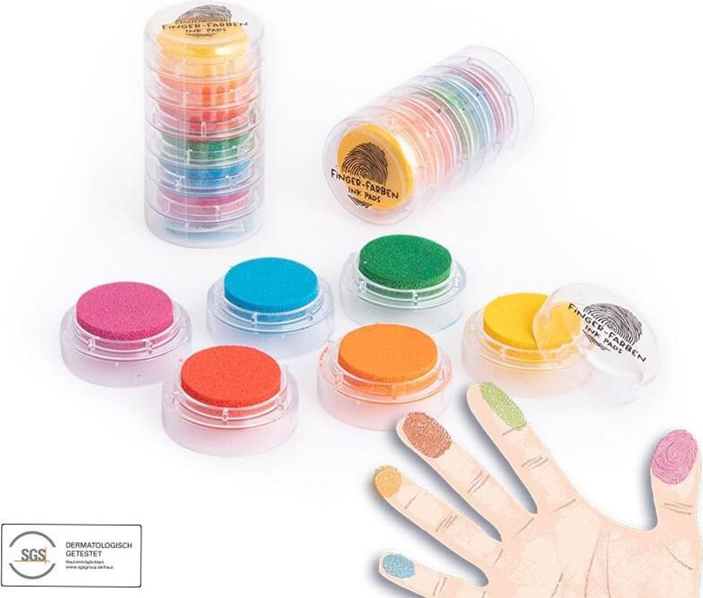 Trendhaus FINGERSTEMPEL farby veža 6 Obrázok produktu 1