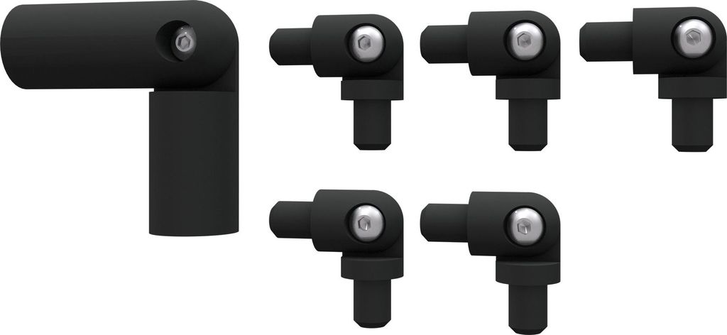 Set di angoli per ringhieraColore antracite RAL Immagine del prodotto 