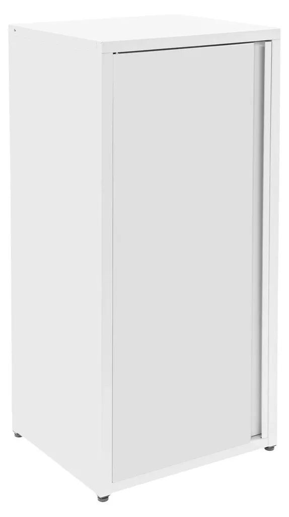 Armoire métallique compacte : finissez-en avec le désordre, acier blanc