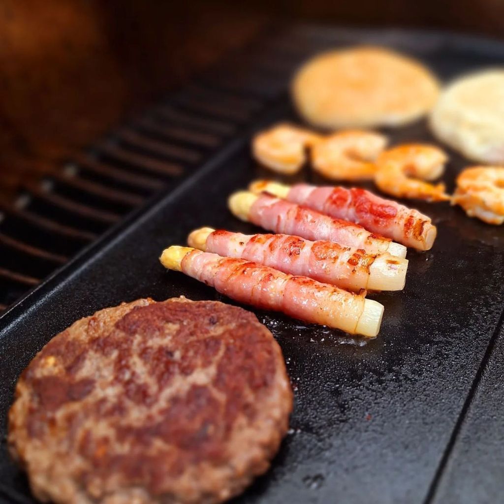 Oboustranná grilovací deska BBQ-Toro s litinovými úchyty, Obrázek produktu 4