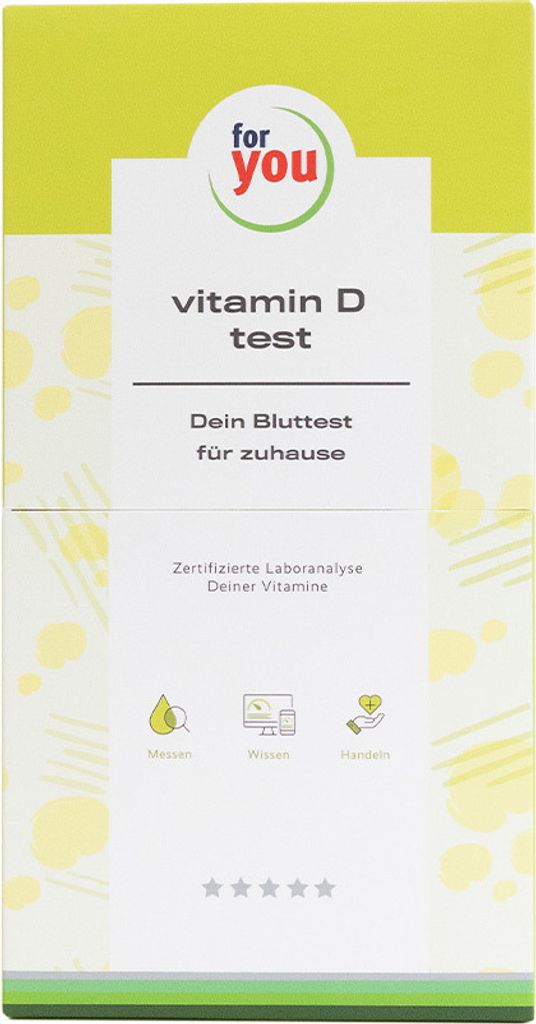 for you vitamin D3 test - Bluttest für zuhause Produktbild 