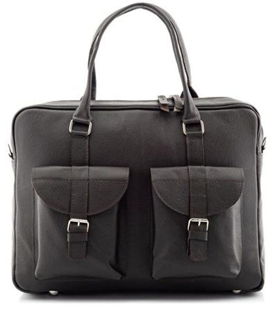Braun Leder Laptoptasche für 15,6 Zoll Laptop, Businesstasche, Arbeitstasche, Umhängetasche – Belveder BVL92