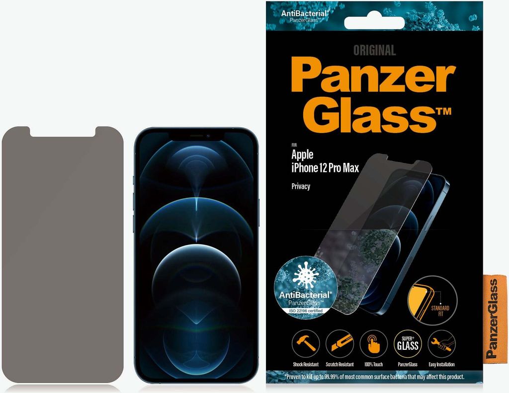 Panzerglass Standard Super+ Verre trempé prismatique Image du produit 