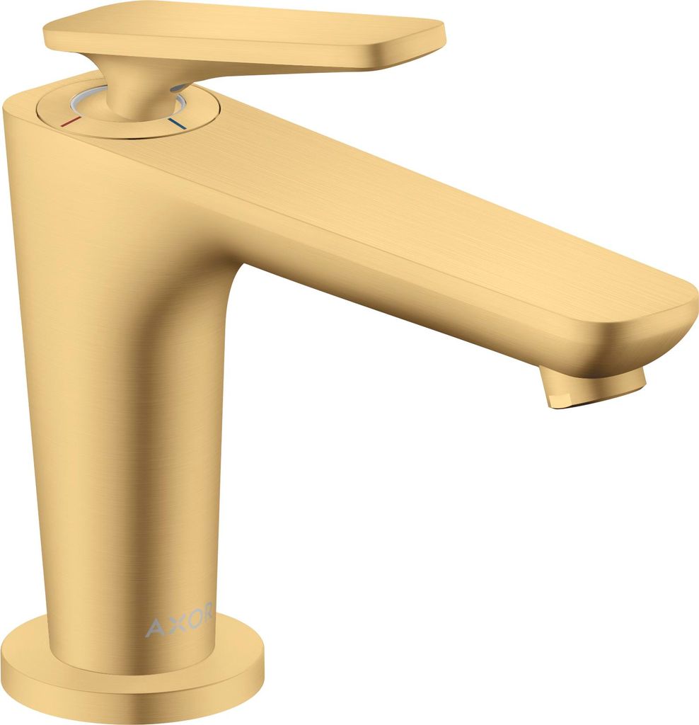 hansgrohe AXOR Citterio C Einhebel-Waschtischmischer 90, mit CoolStart für Handwaschbecken und Ablaufgarnitur, 49020250