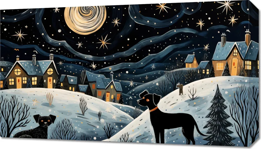 Décoration Murale Enfant Pat' Patrouille Image 70x40 cm Design Nuit