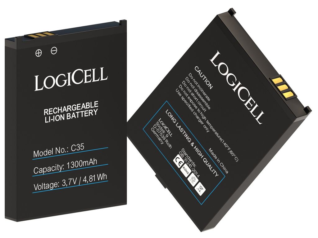 Original LogiCell Li-Ion Akku 1300mAh für Siemens C35, Produktbild 