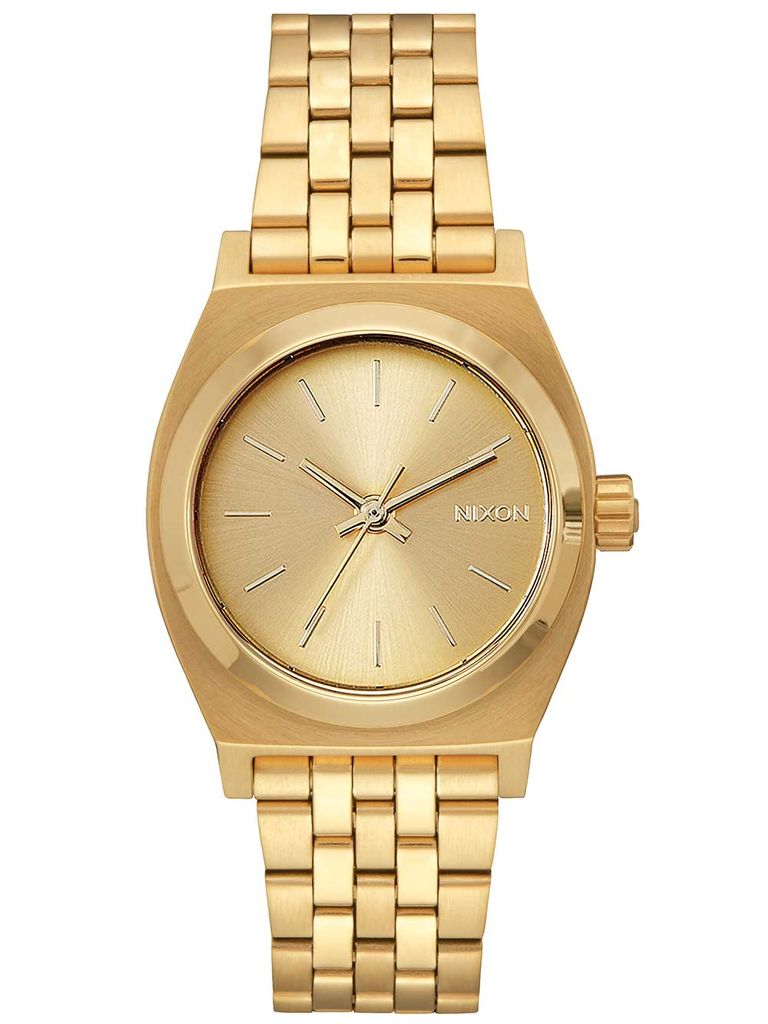 Nixon Damen Uhr Medium Time Teller - All Gold , Größe:ONESIZE