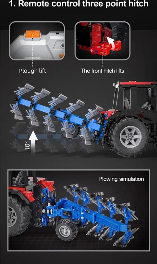 Tracteur télécommandé Cada 27062 : le jouet durable loin des écrans
