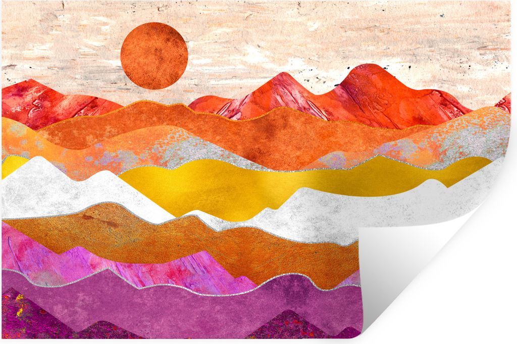 MuchoWow Wandtattoo Wandsticker Wandaufkleber Lesbisch - Stolz - Marmor 60x40 cm Selbstklebend und Repositionierbar - Wierderverwendbar - Selbstk...